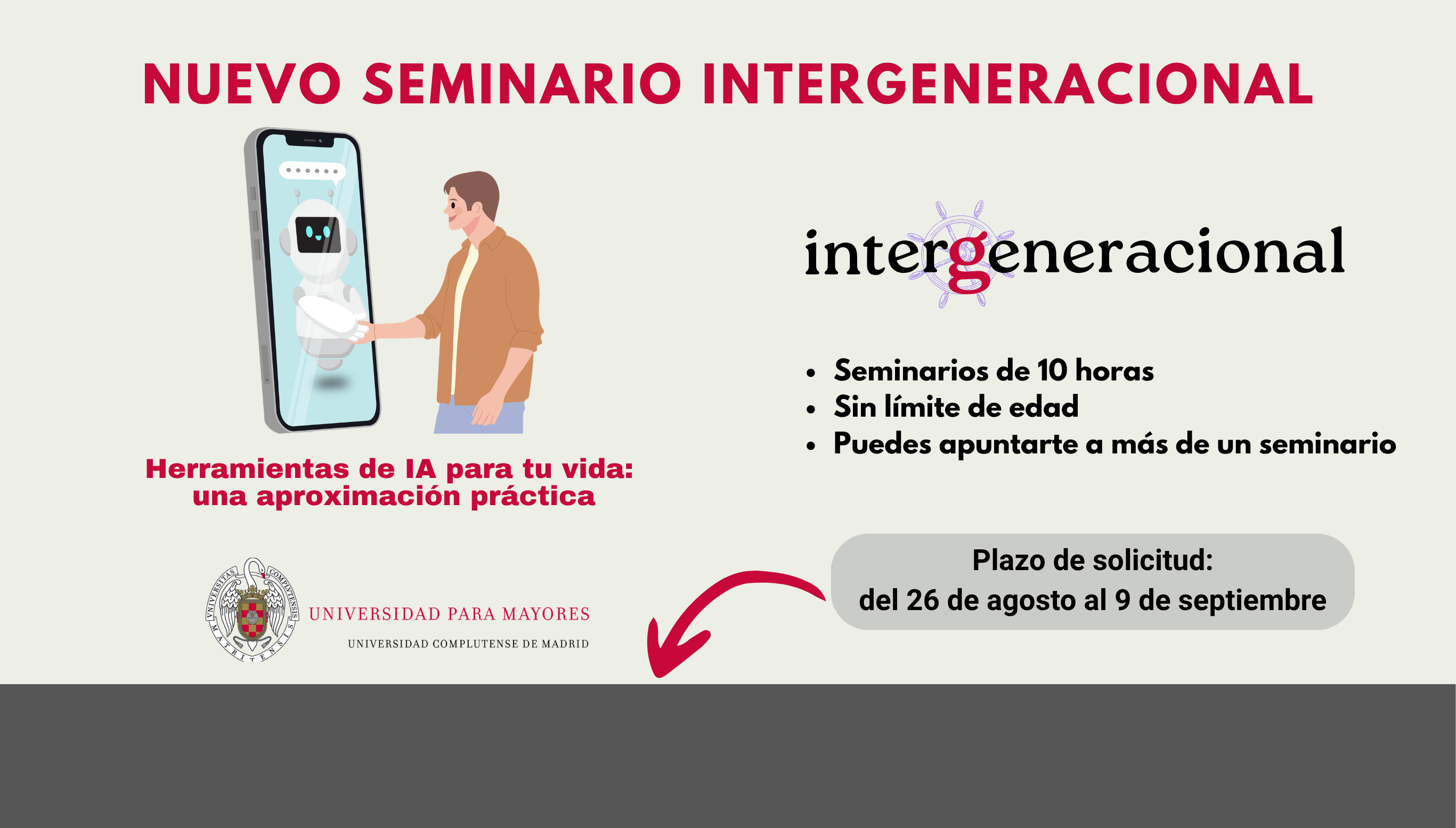 Nuevo seminario Intergeneracional (Pulsa aquí para más información)